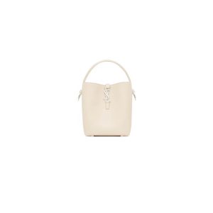 MANHATTAN SMALL SHOULDER BAG IN BOX SAINT LAURENT LEATHER