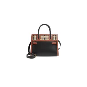 Small Vintage Check Two Handle Title Bag