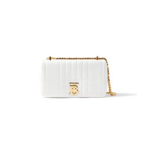 B**rry vintage check and leather note crossbody bag